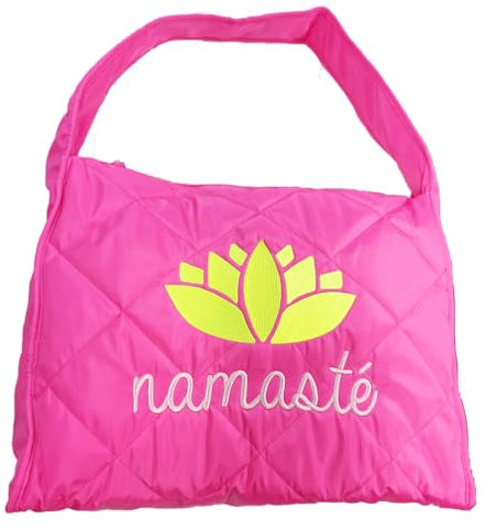 Miss Goodlife Quilted bag Namaste – pink