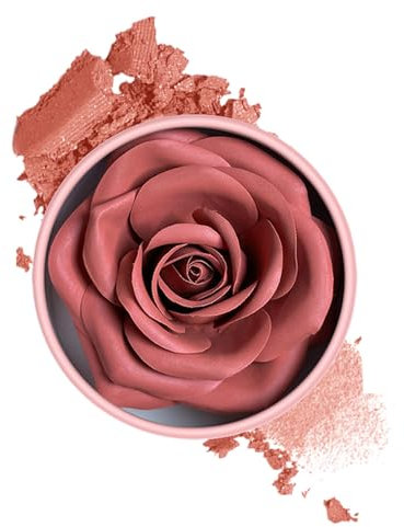 Rose Blush | Blush naturel | Rouge pétale de rose 3D à construire non gras pour femmes visage et joues fêtes et rassemblements