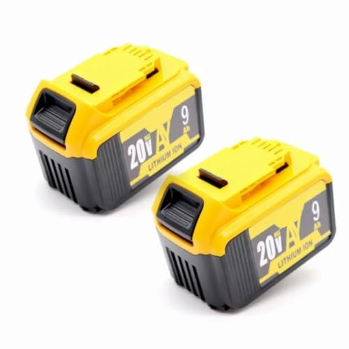 20V/60V MAX Replacement Li-ion Battery Compatible with DeWalt DCB547-XJ DCB200 DCB201 for Flexvolt Tool Batteries(2Pcs 9.0Ah 20V)