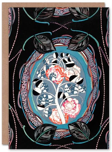 Artery8 Edouard Benedictus Art Card Vintage Floral Motif