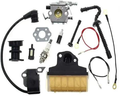 Carburador for motosierra Stihl 021, 023, 025, MS210, MS230, MS250, con filtro de aire 1123, 160 y 1650, bobina de encendido, línea de combustible y puesta a punto.
