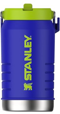 Stanley 1913 Iceflow Flip Straw 2.0 Jug 1.90L - Cobalt Chartreuse | 20 Heures Froid - 4 Jours Glacé - Étanche - Bouteille Isotherme En Acier Inoxydable - Sans BPA - Lavable Au Lave-Vaisselle