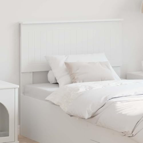 Qnhdfrt 90cm White Engineered Wood Wall-Mounted Headboard