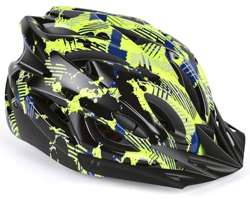 Fahrradhelm Kinder, Verstellbarer Kinderhelm für Jungen und Mädchen im Alter von 5–13 Jahren, Multisport-Kinderhelm (50–55cm), Sicherheitshelm für Fahrrad, Roller, Skating