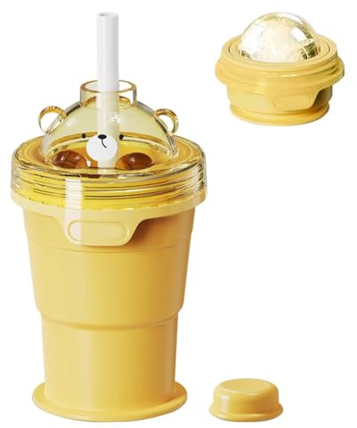 Vaso Molde De Hielo - Enfriador De Vino Plegable Portátil,Cubitera Vaso De Hielo,Para Viajeros Bármanes Camping Pícnic Viajes Por Carretera Piscina Apartamento Autocaravana Bar Club