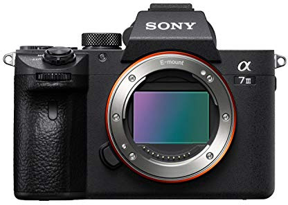 Sony Alpha 7 III Full-Frame Mirrorless Camera | Fast 0.02s AF, 5-axis optical image stabilization, includes 2 batteries