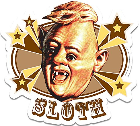 STAR CUTOUTS Ltd The Goonies Sloth Hey You Guys Wall Art, Cardboard, Multi-Colour, 62 x 65 x 62 cm