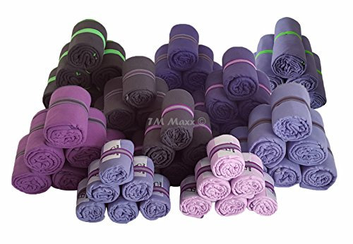 TM Maxx Mikrofaser Badetuch Handtuch Strandtuch Trekking Fitnesstuch 7 Größen 5 Farben (Grau, 65x90cm)