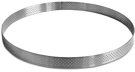 Städter 490451 Tarte-Rahmen, Edelstahl, Silber/schwarz