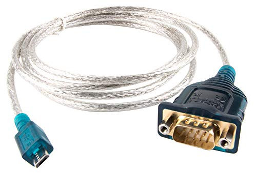 UC232 Câble FTDI USB RS232 avec broche Db9 mâle compatible avec UC232 US232 Câble série Micro USB Type C (Micro USB mâle FT232RL 300 cm)