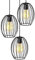 B.K.Licht - Pendelleuchte mit E27 Fassung, max. 60 Watt, Vintage, Hängeleuchte, Hängelampe Esstisch, Esszimmerlampe hängend, Wohnzimmerlampe, Küchenlampe, Retro, Vintage, 29,6x139 cm, Schwarz