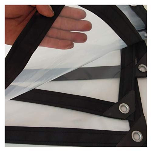 Bâche en Plastique Transparent, Bâche de Protection PE PVC, Grande Exterieur Couverture imperméable, Bâche armée Armee avec oeillets pour Mobilier de Jardin, Bois, Piscine et Voiture (Size : 2×4m)