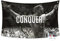 Conquer Flag for Arnold Schwarzenegger 3x5 Feet Banner Gym Motivation Funny Fitness Poster Durable Cool Tapestry Man Cave Wall Decor with Brass Grommets for College Dorm Room Decoration,Home,House