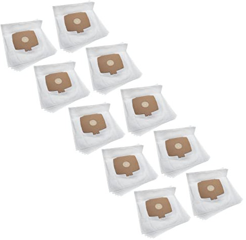 vhbw 50x Sacs compatible avec Electrolux D735, D700, D715, D720/P, D725, D728, D729, D730 aspirateur - 30,35cm x 30,3cm blanc