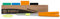 Baguettes Diabolo (32 cm) en aluminium avec cordon de rechange (160 cm) et poignée en caoutchouc mousse (orange) – Qualité professionnelle pour tous les modèles et marques