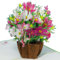 LINPOPUP® Pop-Up Karte Blumen, Blumenkarten, Blumenstrauß Pop-Up, Grußkarten, Klappkarte, Muttertagskarte, Gute Besserung, Abschied, Geburtstagskarte, Schmuckkörbchen, N503