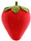 Uposao Almohada de felpa de fresa para abrazar, linda, cómoda y suave en forma de fruta, juguetes de peluche para decoración de fresa para el hogar, regalos de niños, juguetes, 25 cm