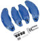 Caliper Cover, Stylish Aluminum Alloy Front Rear 4 Pieces High Strength Brake Caliper Covers For 19 20 Inch Y Model Wheel Hub (Blue),Calipers and accessories