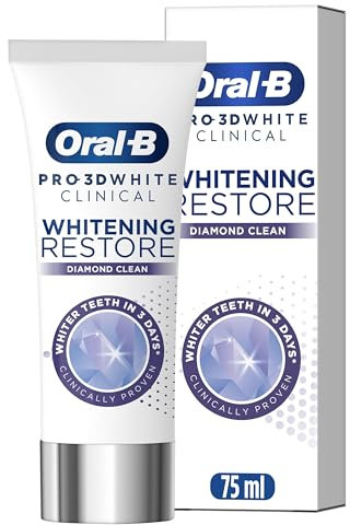 Oral-B 3D White Clinical Diamond Clean Toothpaste 75ml