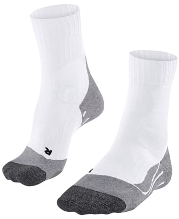 FALKE Herren Padelsocken PL2 M So Baumwolle Funktionsmaterial antiblasen 1 Paar, Weiß White-Mix 2020, 42-43