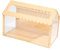 perfk Jaula de hámster Juguete de Ejercicio de Madera Peep Shed Clear Habitat Decor Durable Chew Toy Nesting Villa Ratones Rat Habitat para Rutin Chicken, 60x32x38CM