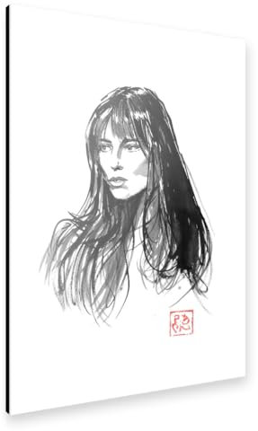 artboxONE Alu-Print 60x40 cm Jane Birkin von Künstler péchane