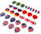 Mealoodiousmusea Assortment Dart Flag Flights Standard Dart Flight Replacement 27 Flags