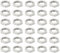 PATIKIL M7x0,75 Acier Hex Écrous, 100 Paquet Métrique Filetage Zinc Plaqué Fini Matériel Écrous Vis Boulon Fixations pour Lampes Machines Réparation 2mm Hauteur