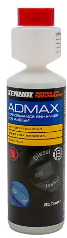 XENUM ADMAX - 250 ml - Antirrystalizante Adblue - Reductor de emisiones NOx - Limpiador SCR