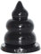 Bad Dragon - Faeces Dildo dicker Analplug realistischer Dildo mit Saugnapf Sexspielzeug unisex vaginal und anal Sextoy Monster Fantasy (Black)
