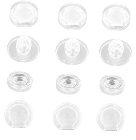 WRITWAA 100 Stücke Ohrclip-polster Zum Anklipsen Ohrclip-kissen Für Damen Transparente Komfort Und Schutz Für Ohrringe