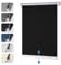 Verdunklungsrollo Schnurlos ohne Bohren Springrollos Schwarz B100 x H150 cm (Stoffbreite 95cm) Thermorollo Klemmfix Fensterrollo Klemmrollo Blickdicht Rollos Verdunkelung für Fenster ohne Bohren