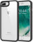 HOOMIL Crystal Clear Hülle für iPhone 7 Plus/iPhone 8 Plus, Anti Gelb Durchsichtig Handyhülle Stoßfest Schutzhülle - Schwarz