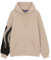 Octopus Felpa con Cappuccio Side Tentacles Hoodie Felpa con tentacoli su Manica 2024/25 Milano Originale (IT, Testo, XL, Regular, Regular, Earth)