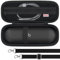BOVKE Carrying Case Compatible with Beats Pill (2024 release) - Portable Bluetooth Speaker, Beats Pill Wireless Speaker Holder Bag with Extra Mesh Pocket for Charging Cables, Black+Black