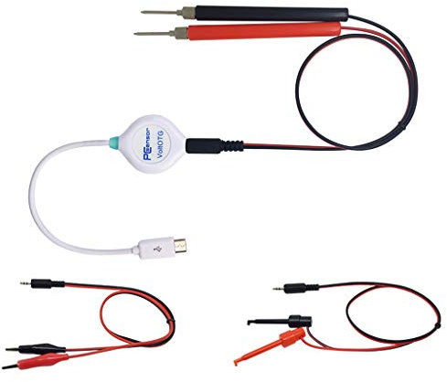 DIIOOMIEEU Practical for Meter USB Voltmeter Meter -40~40V Data Save File VoltOTG for Android-Phon