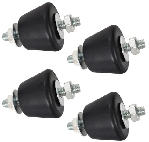 Gummipuffer Klimaanlage M8,4 Pcs Klima Silentblock, Klimageraet Anti Vibration Gummilager,Wandhalterung Gummi Schwingungsdaempfer, Antivibrationsfuesse, Schwingungsdämpfer