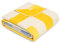 s.Oliver Decke 150x200 cm - Baumwollmix, Made in Germany, warm & waschbar, Kuscheldecke grafisch hellblau gelb