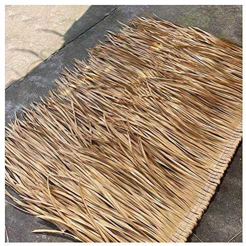 Mexikanisches Strohdach, Rolle, 60 cm breit, feuerhemmend, Entenblinde, Gras, Tiki, Hütte, Bar, Dach, tropische Dekoration, Regenschirm, synthetisches Material, Größe: 0,6 x 10 m