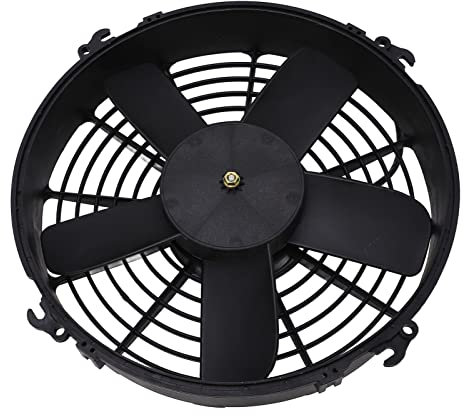 Ventilateur de Refroidissement 24V, Radiateur de 13 Pouces 160W Passent de Voiture de Camion de Bus, Dissipation de Chaleur Efficace avec Moteur Réversible, Conception Mince