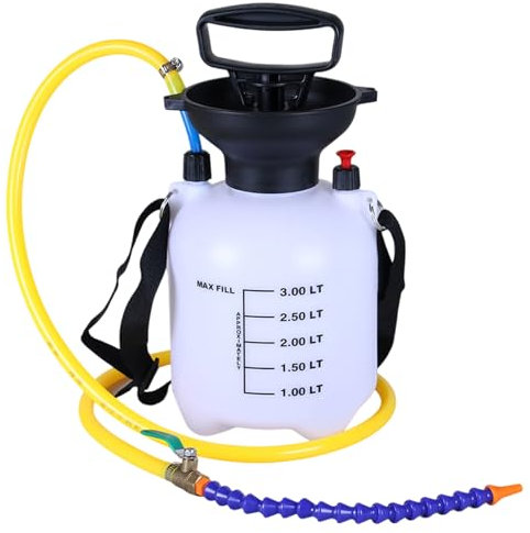 Zjyufy Bomba de aceite portátil para engranajes de 3 litros, bomba manual para aceite de transmisión, bomba de transferencia automática de aceite de transmisión, sistema de llenado de aceite manual