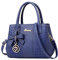 BOTCAM Klassische europäische und amerikanische -Mutter-Handtasche mittleren Alters Aigner Taschen Damen Groß (Blue, One Size)