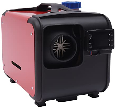 WUGMCNFBC Chauffage à air Diesel, 12 V, 1 KW à 5 KW, Portable, Tout-en-Un, Chauffage de stationnement intégré, avec télécommande, pour Voitures, Bus, Camping-Cars et camions.