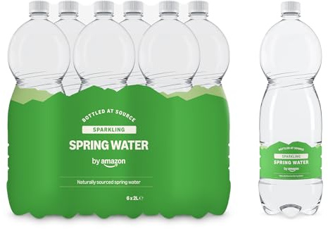 by Amazon Sparkling Spring Water, 6x2L