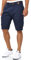 Indicode Herren Monroe Cargo Cargo-Shorts inkl. Gürtel | Bermuda Männer Sommerhose aus Baumwolle Navy, M