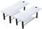 2 x Massageliege-Laken mit Gesichtsloch, elastisches Spannbetttuch für universelles Schönheitsbett, Couchbezug, atmungsaktiv, weich, für Spa, Schönheits- und Gesichtssalon