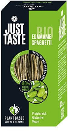JUST TASTE – Edamame Spaghetti – Die neue BIO Gemüse Pasta – 250g (1er Pack)