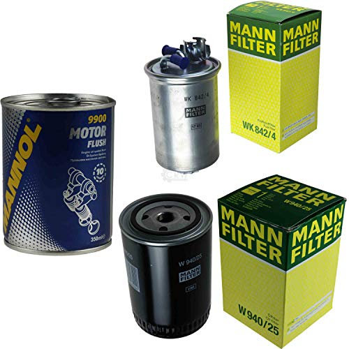 QR-Parts Set 85469543 WK 842/4 W 940/25 9900 Original MANN-Filter Inspektionspaket SCT Motor Flush Motorspülung 11573964