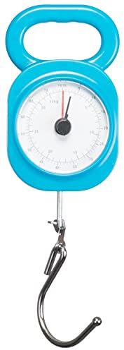 Brandsseller Analoge Kofferwaage Gepäckwaage mit Haken für Reisekoffer bis zu 32kg/70 lb - Blau