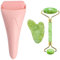 Natural Jade Roller And Gua Sha Set For Face and Eye Ice Roller Facial Cooling Massage Roller